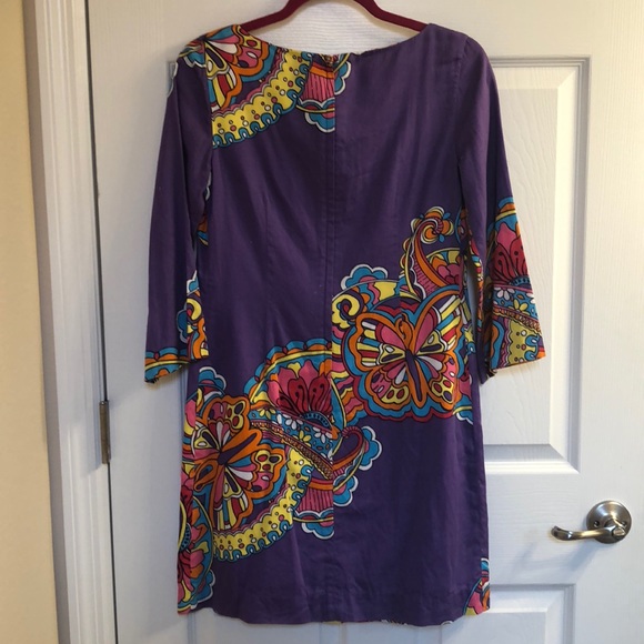 Lilly Pulitzer Purple Multicolor Midi Dress - Picture 3 of 4